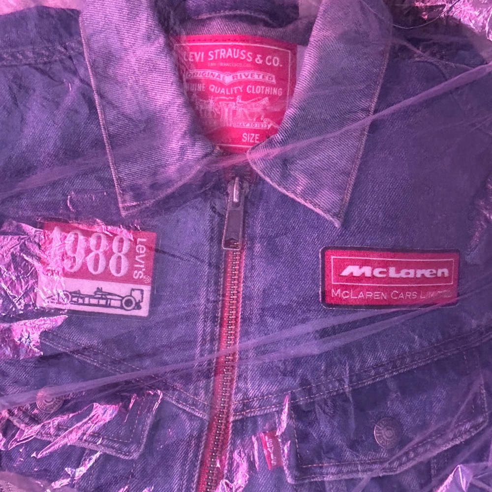 Levi's Blue Denim Jacket with McLaren Details
